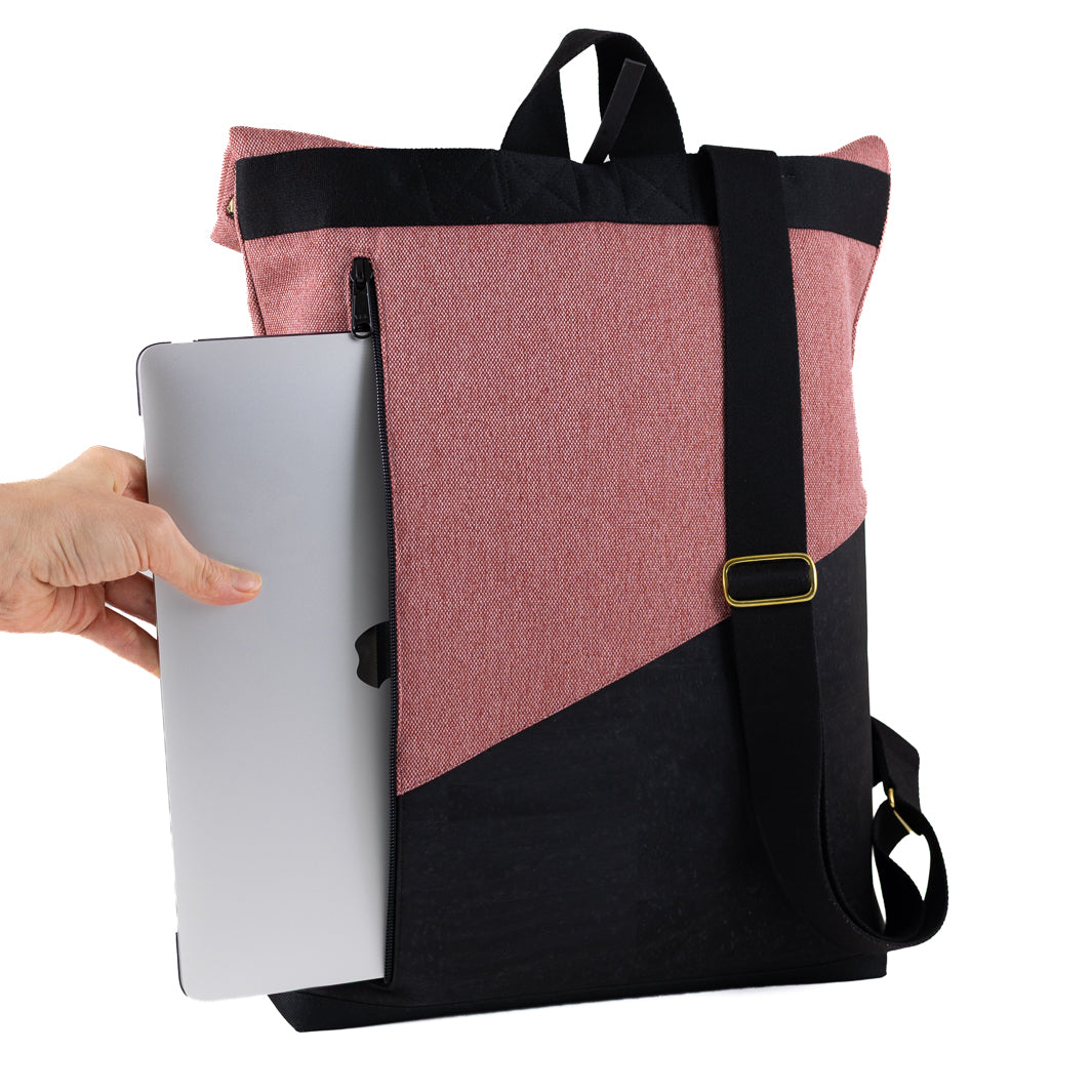 Wähle deine Materialkombination - NOAS Rolltop Rucksack Everyday – Size M | mit Laptopfach