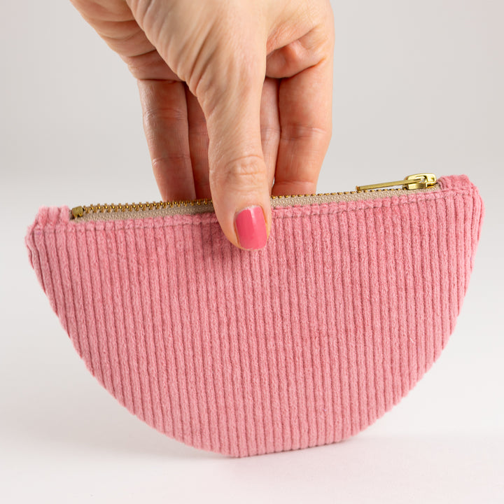 Moon Bag Geldbörse Cord Bubblegum