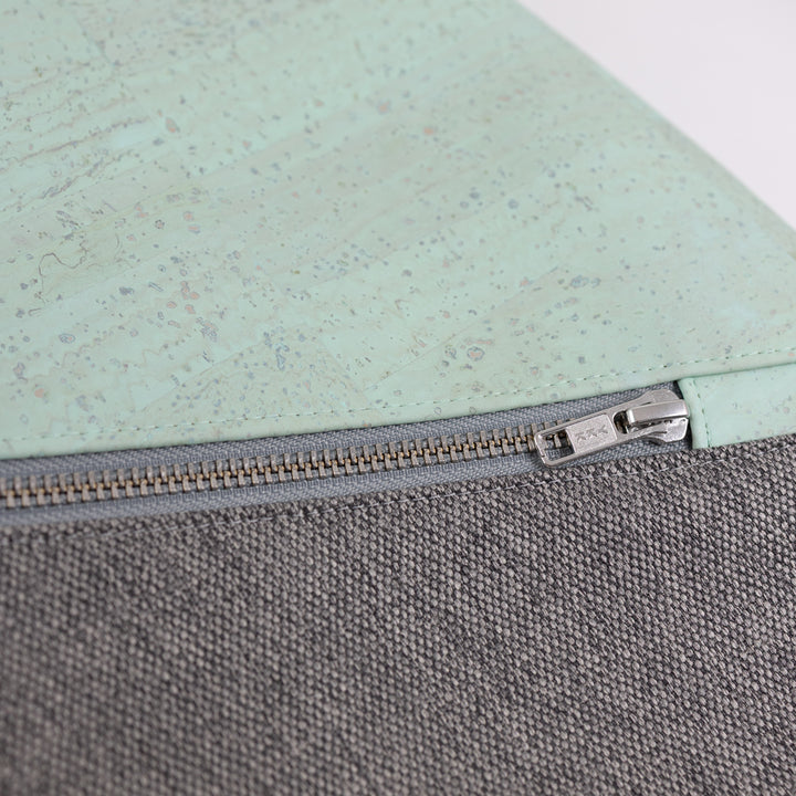 Wähle deine Materialkombination - Turnbeutel Kork & Canvas