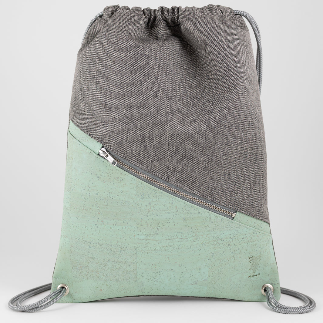 Wähle deine Materialkombination - Turnbeutel Kork & Canvas