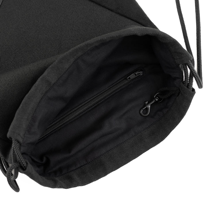 Turnbeutel Dreiecke Canvas All Black